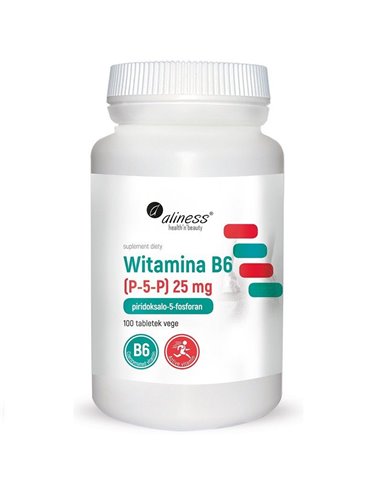 Vitamina B6 (P-5-P) 25 mg, 100 comprimidos