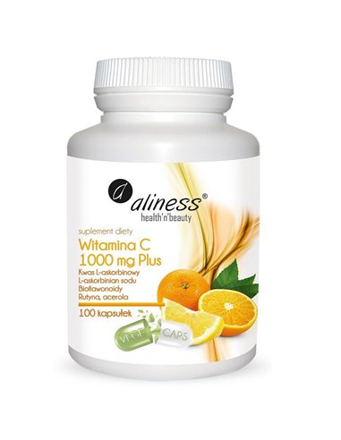 Vitamina C 1000 mg Plus, 100 cápsulas