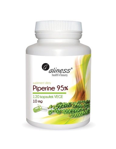 Piperina 95% 10 mg, 120 cápsulas