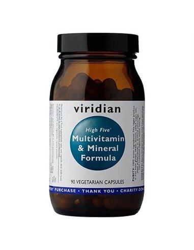 High Five Multivit & Mineral Formula 90 cápsulas Viridian